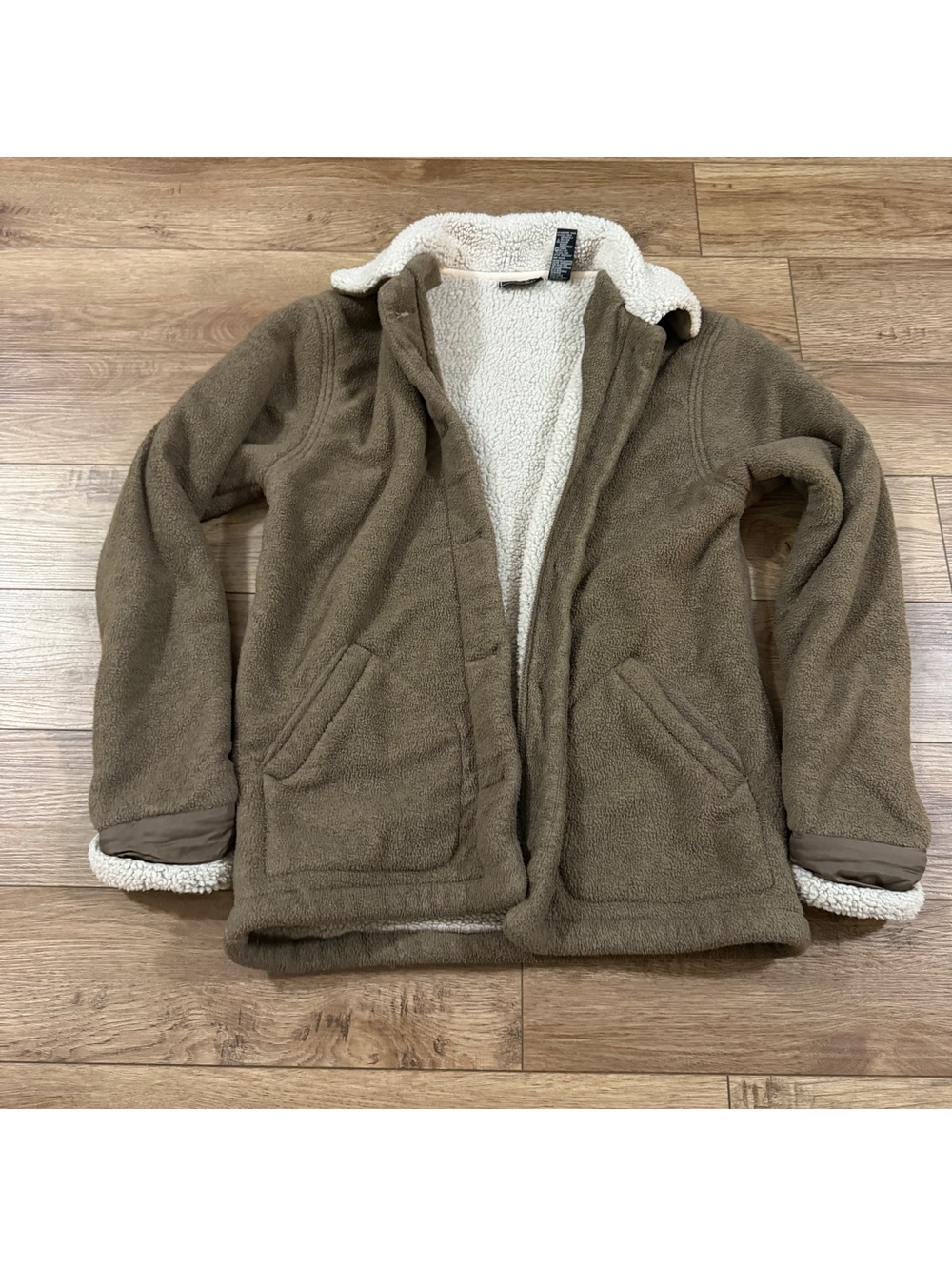 Vtg Outbrook Women’s Medium Fleece Sherpa Jacket Green